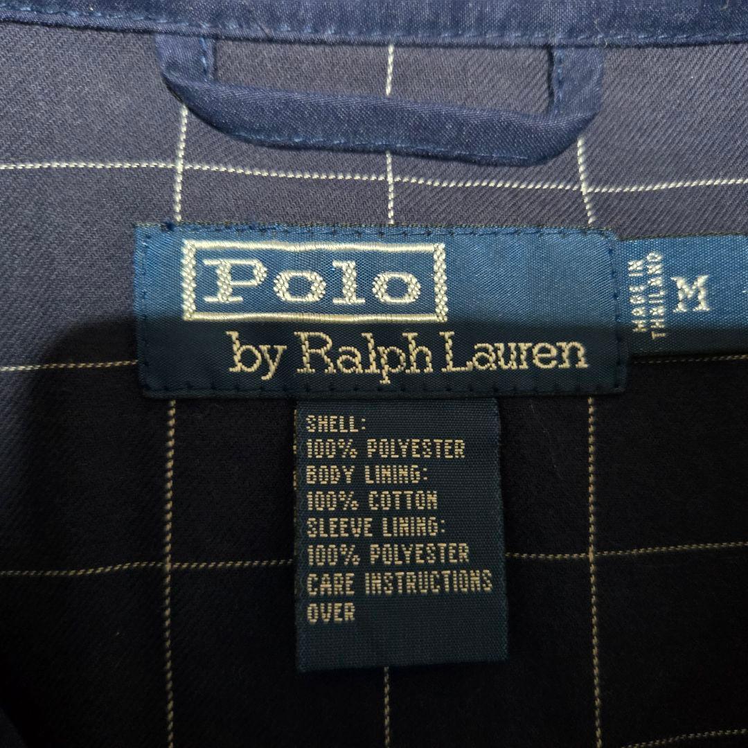 90sポロラルフローレン 裏地チェックスイングトップ ジャケット