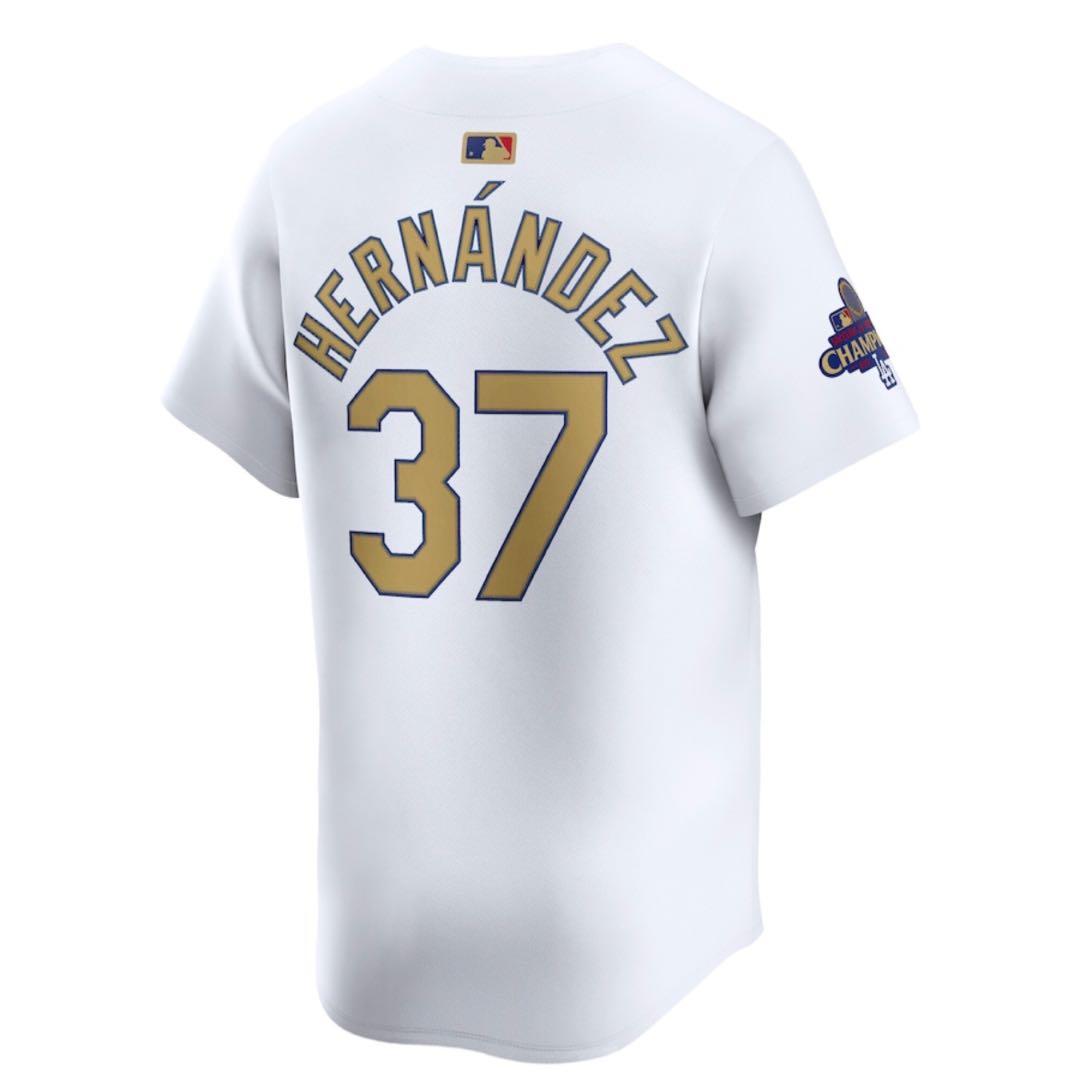 レア ドジャース テオスカーヘルナンデス ゴールドユニフォーム サイズS 正規品