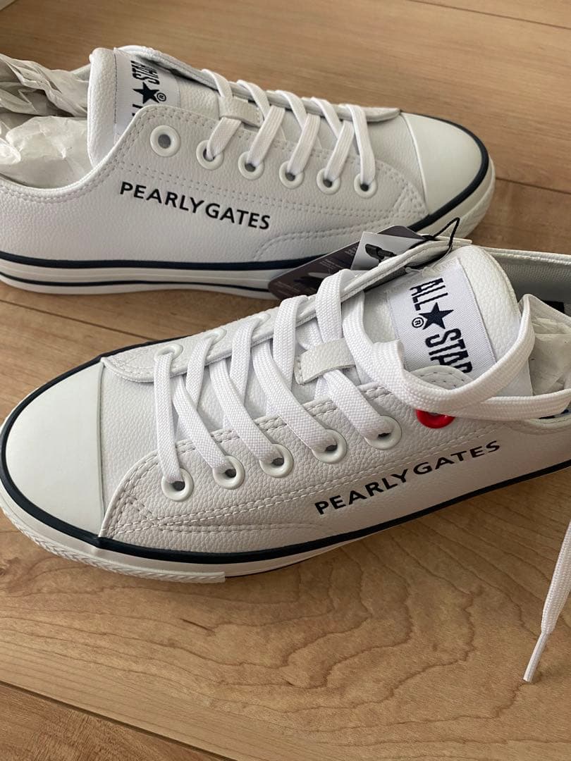 【新品】PEARLY GATES converseコラボ スニーカー ホワイト