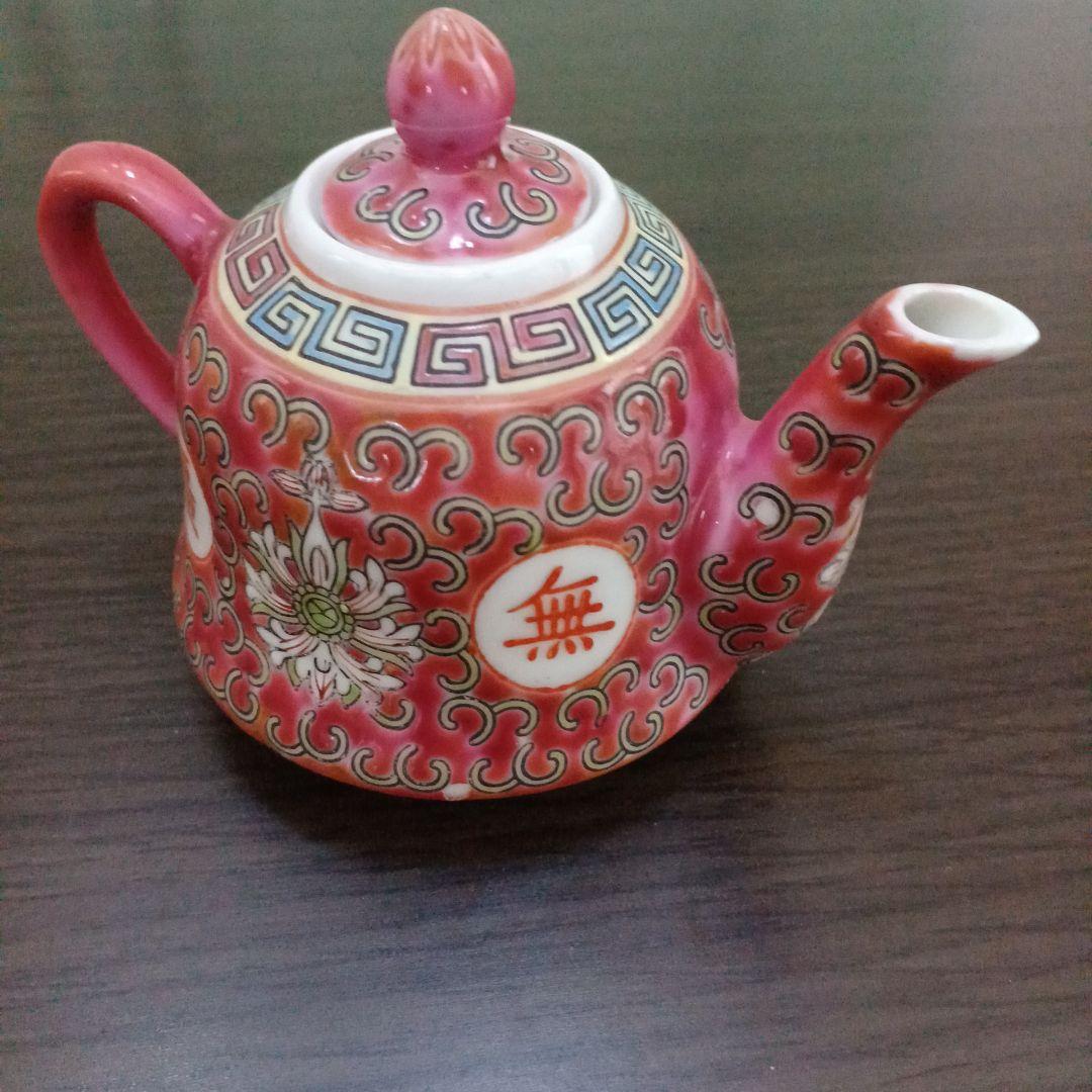 値下げ 景徳鎮 皿 おまけの小さなポット