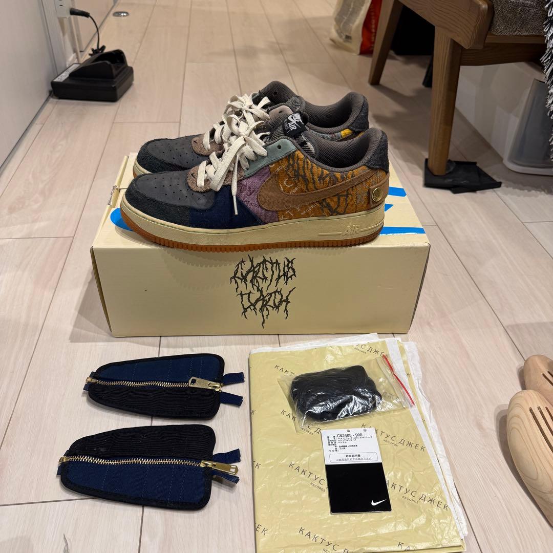 靴 Nike Air Force 1 29cm Travis Scott