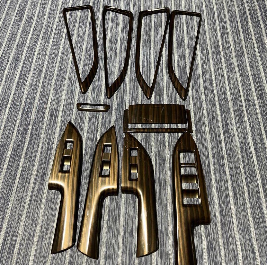 レクサス NX 20系 インテリアパネルセット セカンドステージ製 エボニー調