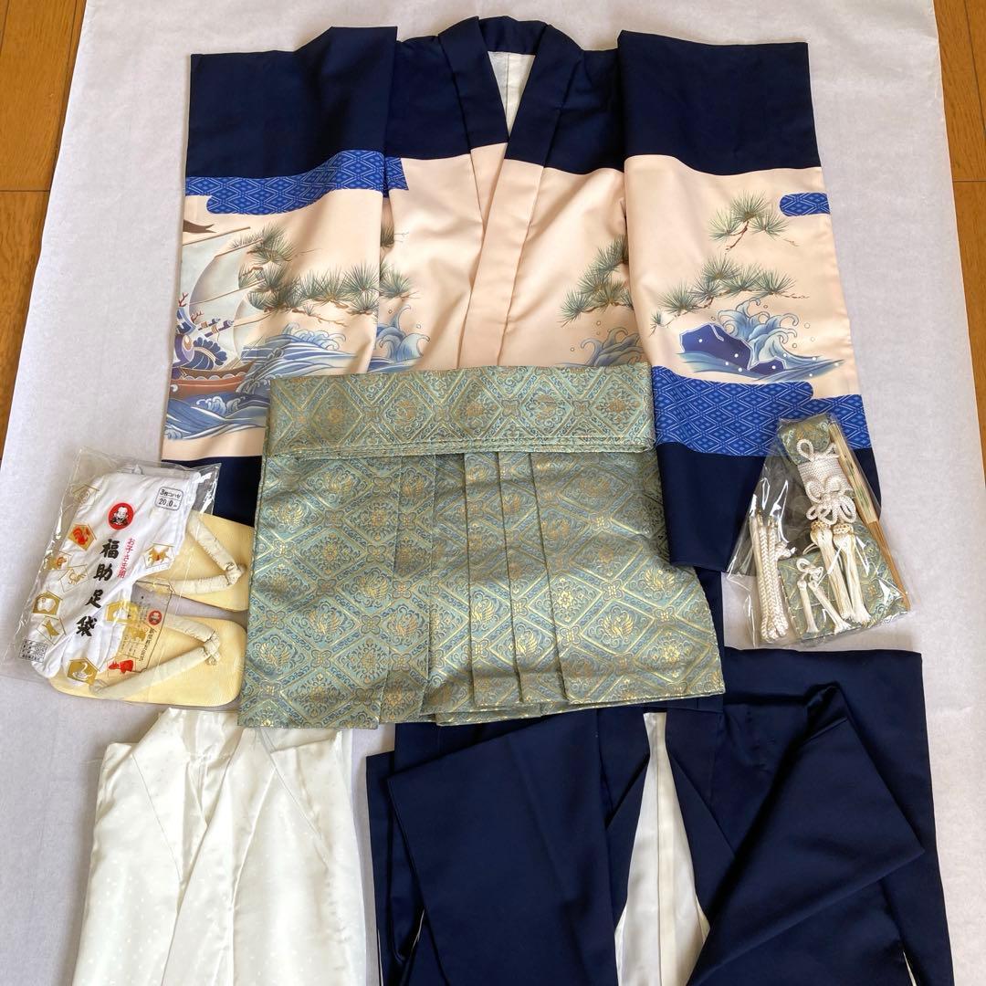 七五三　着物　男の子　五歳　フルセット
