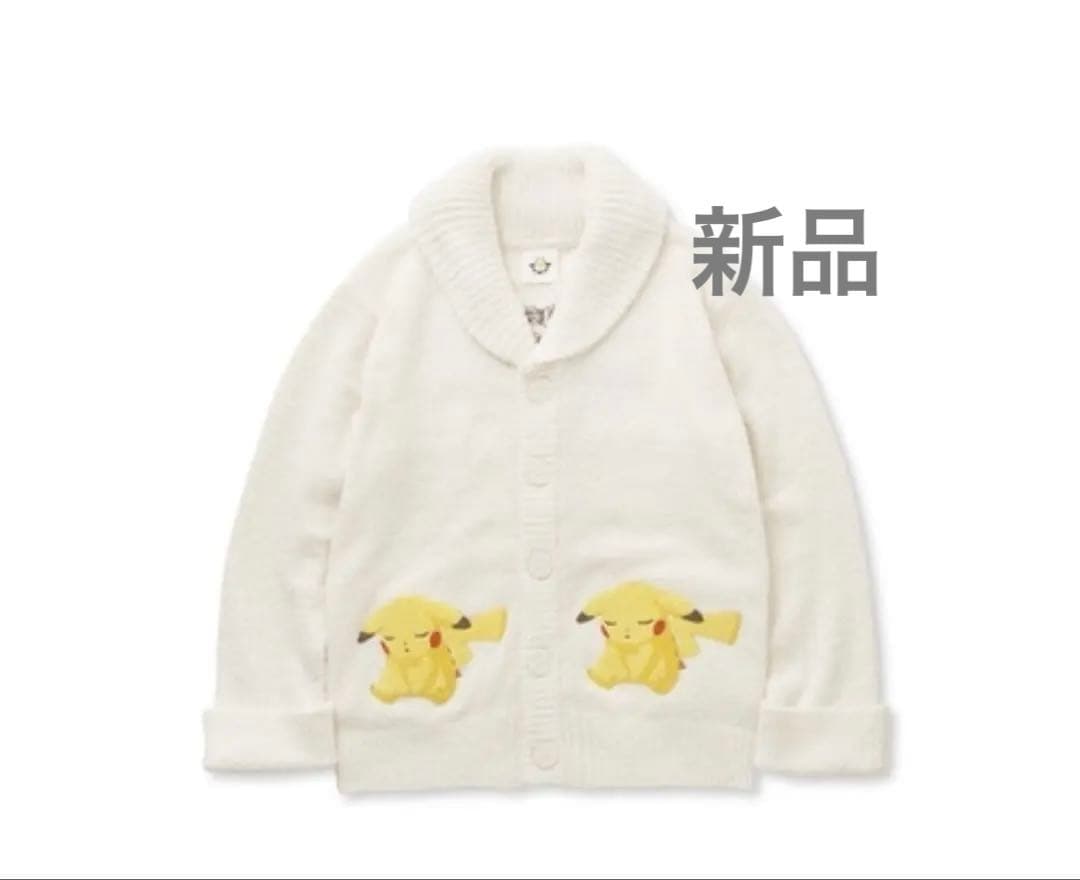 gelatopique ポケモン　ベビモコジャガード カーディガン ピカチュウ