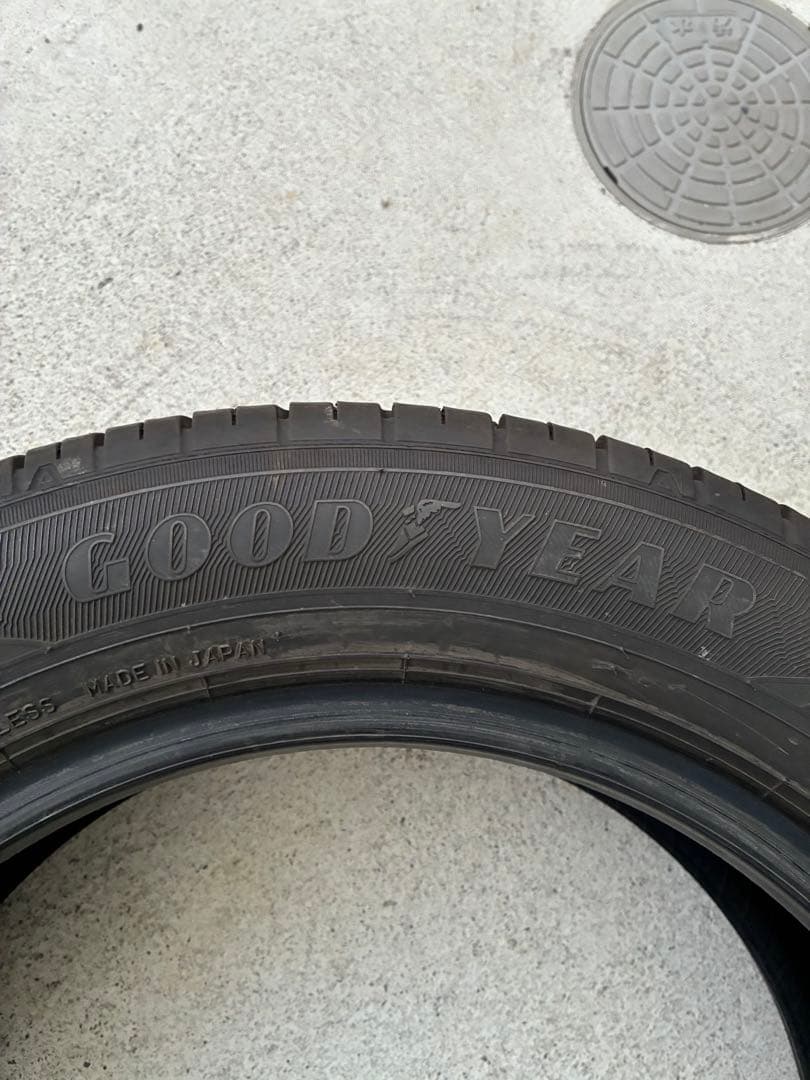送料込み185/60r15グッドイヤー24年製造4本セットバリ山