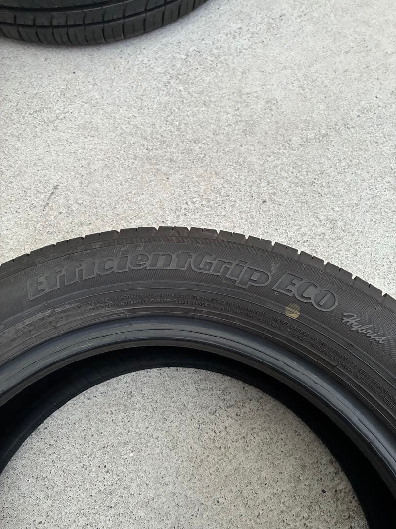 送料込み185/60r15グッドイヤー24年製造4本セットバリ山