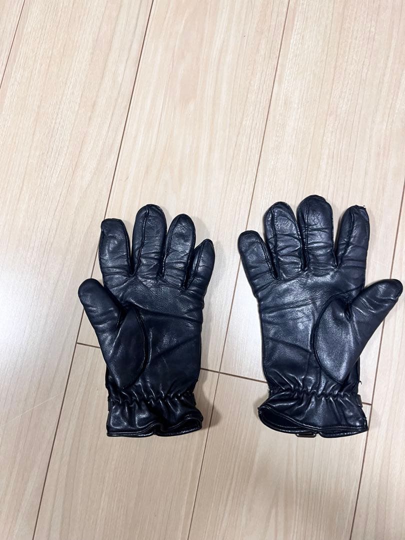 ドルチェ&ガッバーナ　90s 00s バックル　ラムレザー　手袋　グローブ