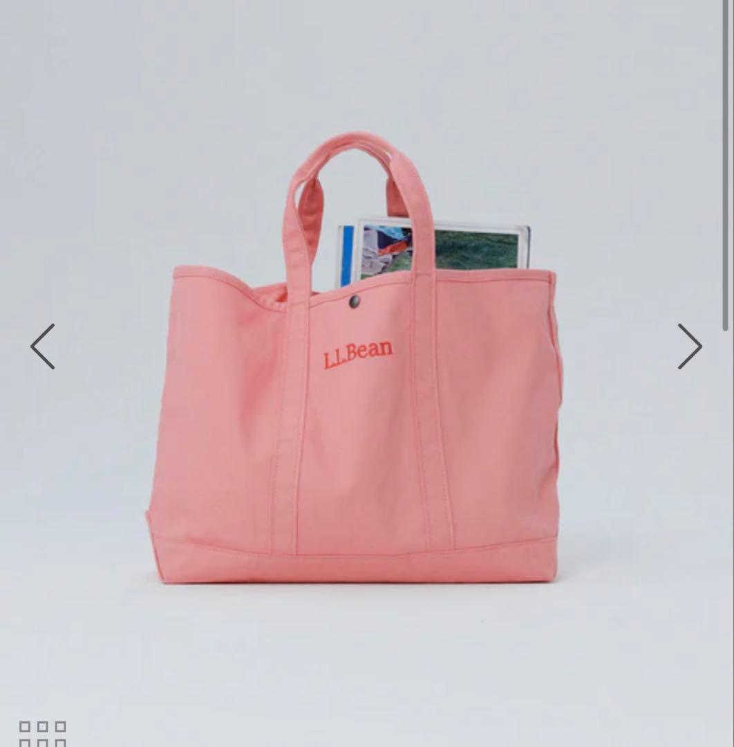 【L.L.Bean for SALON】別注Grocery Tote ピンク