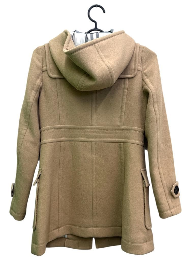 ★ BURBERRY三陽商会 ウールブレンド ダッフルコート 38　ベージュ系