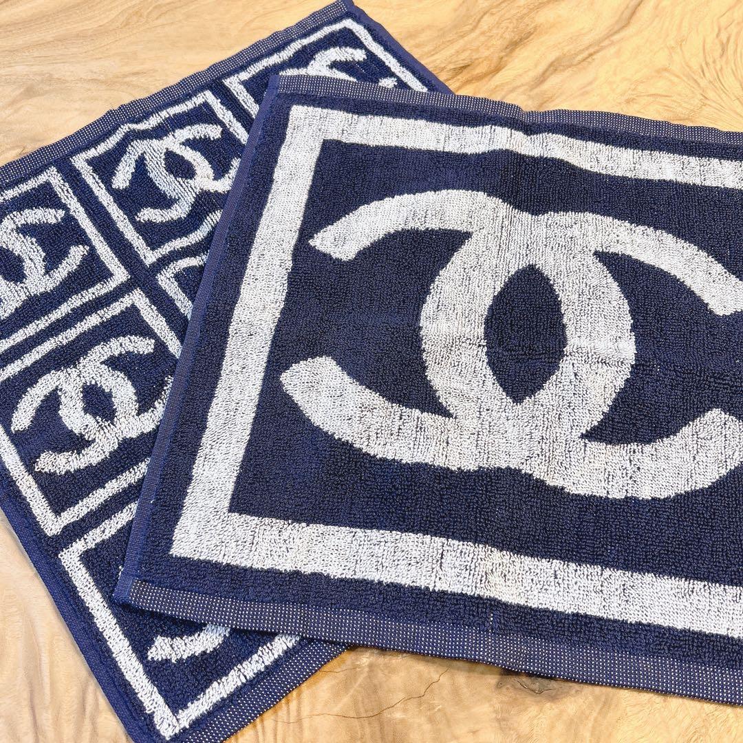 CHANEL シャネル スポーツ タオルセット ネイビー 新品未使用 レア