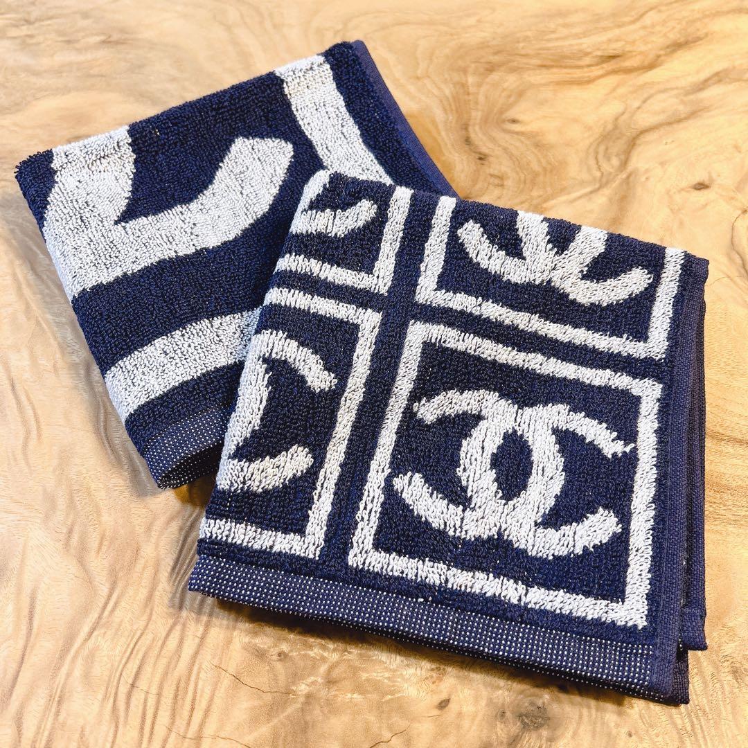 CHANEL シャネル スポーツ タオルセット ネイビー 新品未使用 レア