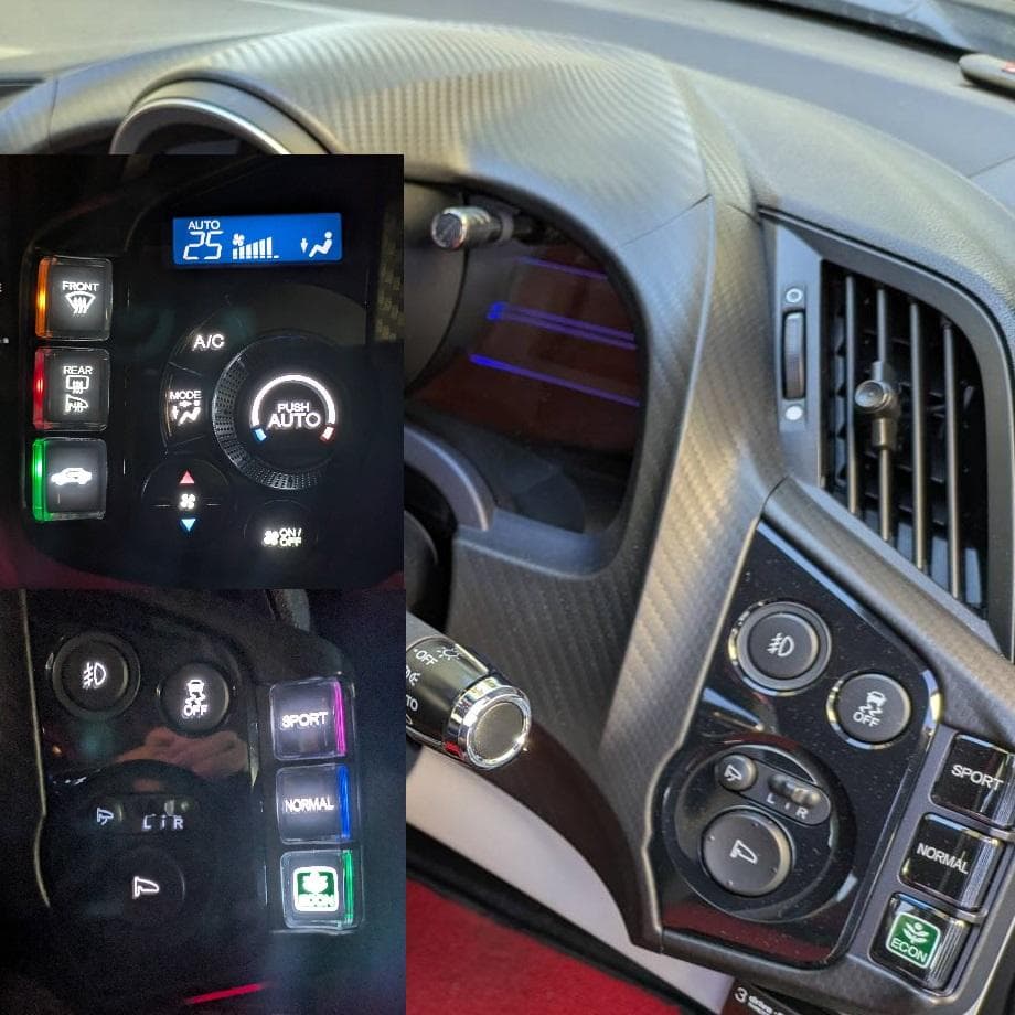 【美品】CR-Z メーターフード LED交換済