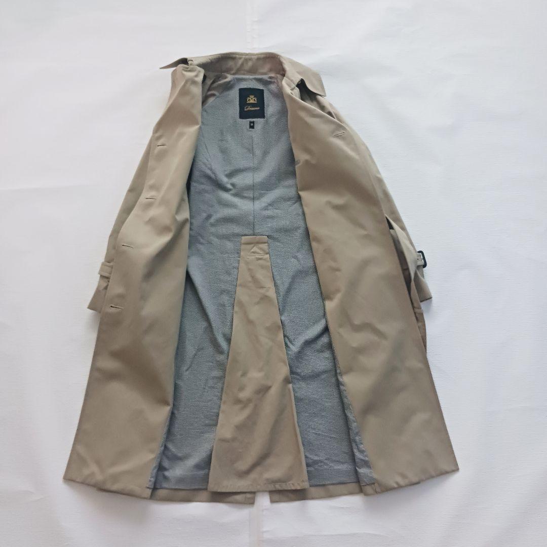 ドロワー トレンチコート ダブルブレスト ベルト付き サイズ38