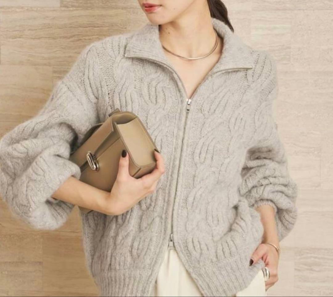 ゆ*K様 les Tendre alan zip UP ニット Plage