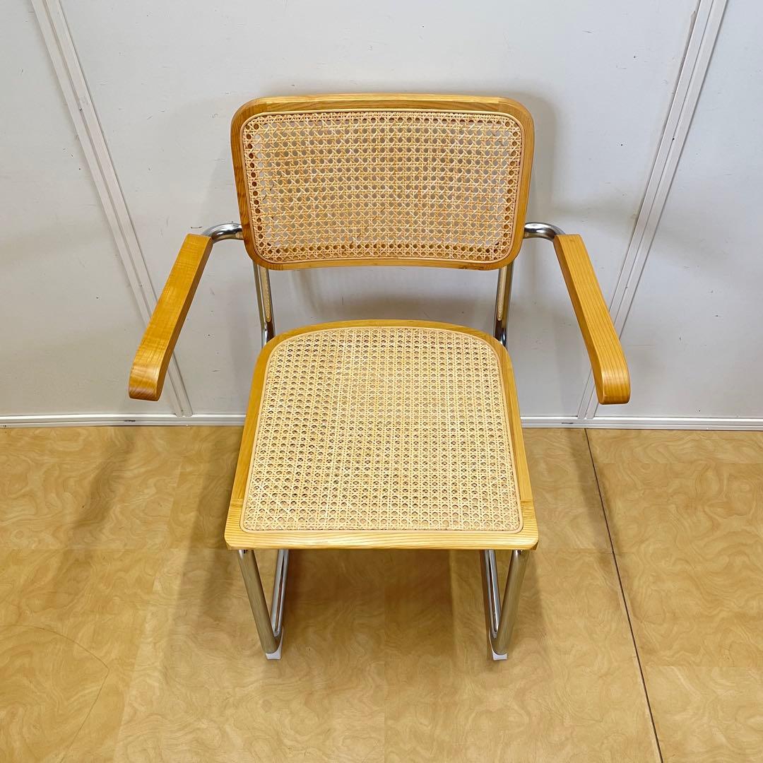チェスカチェア リプロダクト マルセルブロイヤー アームチェア 椅子 籐 ラタン