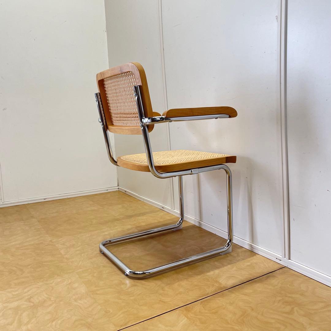 チェスカチェア リプロダクト マルセルブロイヤー アームチェア 椅子 籐 ラタン