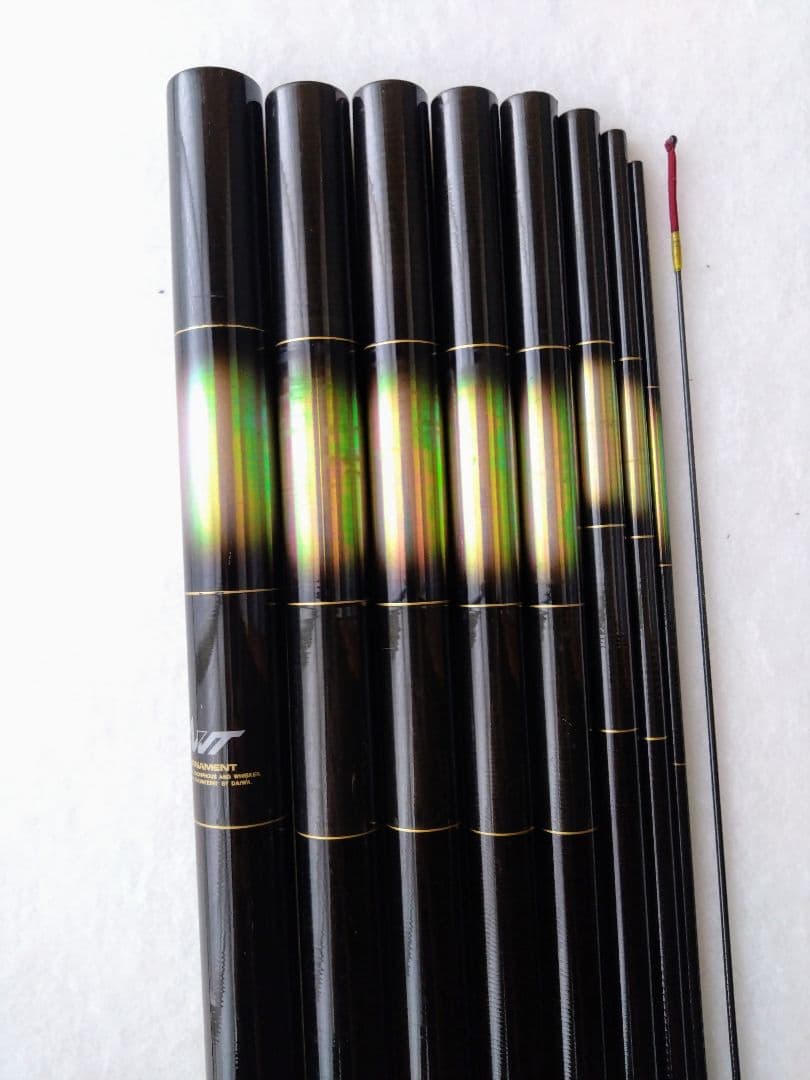 DAIWA Tournament 銀影中硬硬鮎竿 ケース付き