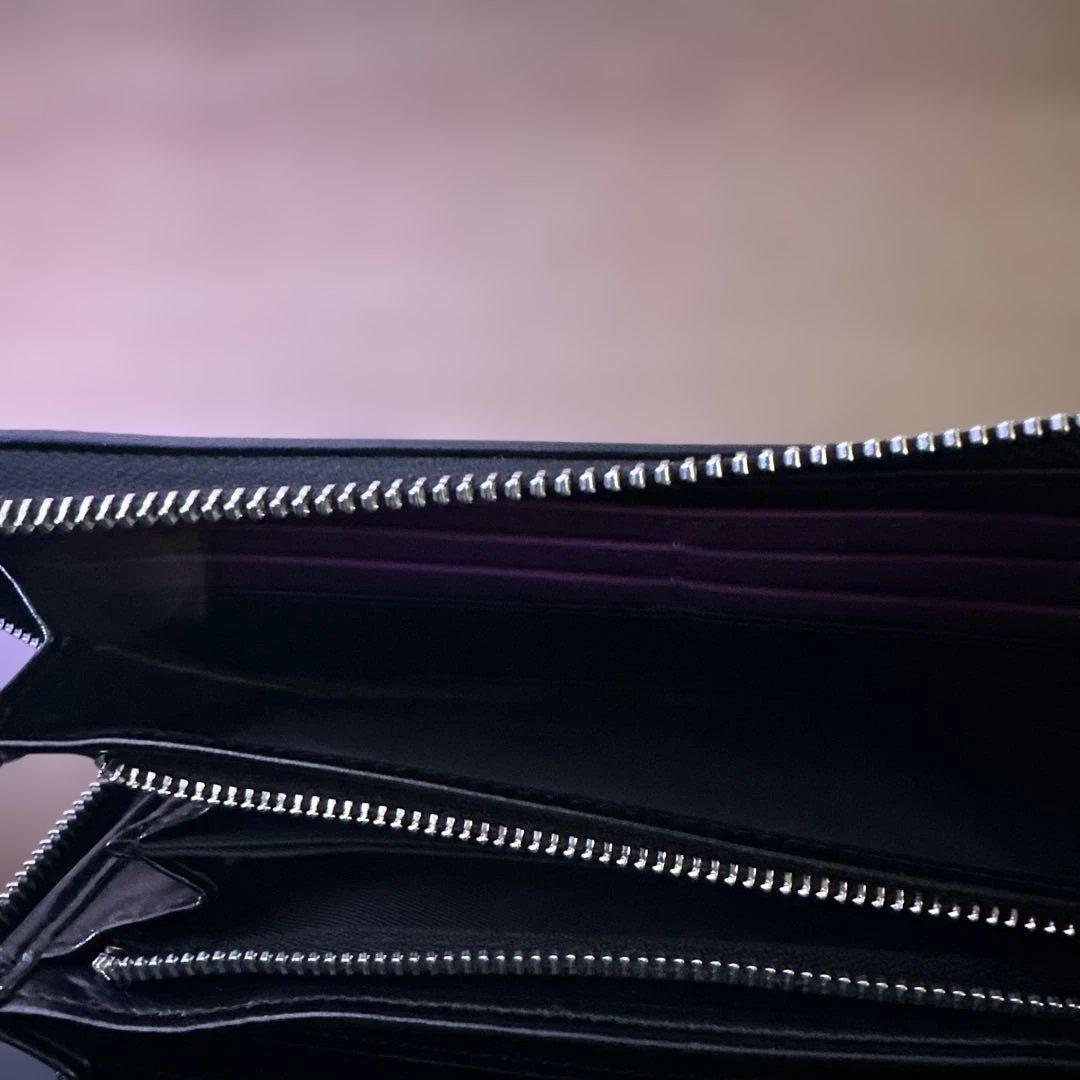 「五等分の花嫁」イタリアン レザー 財布 長財布 YKK ラウンドファスナー