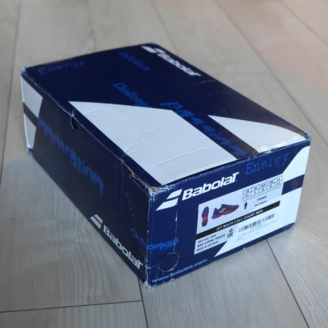 バボラ テニスシューズ オールコート メンズ 25cm ブルーリボン