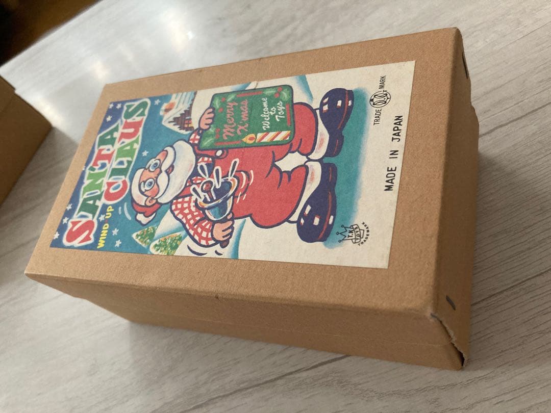 サンタクロースゼンマイ式人形