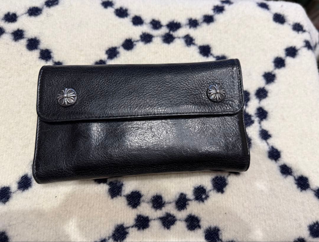 【早い者勝ち】クロムハーツ　CHROME HEARTS ウェーブウォレット　牛革