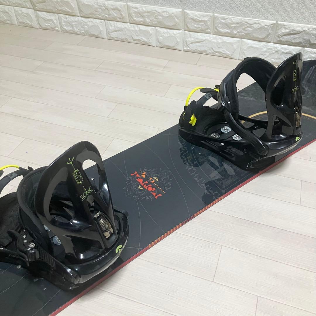 morrow CLUTCHモロー スノーボード152cm/k2 SONICバイン