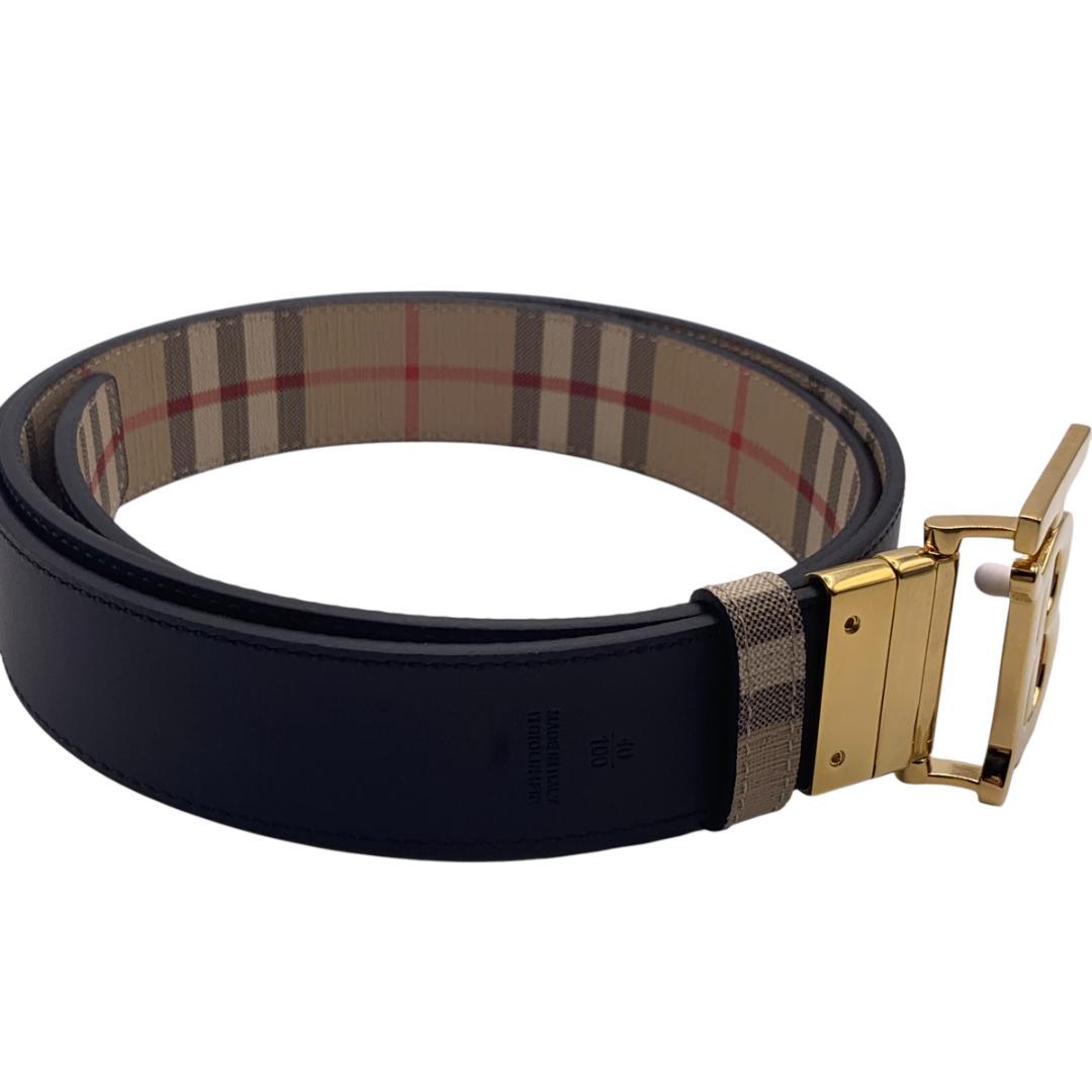美品★Burberry　バーバリー　ベルト　リバーシブル100-110cm