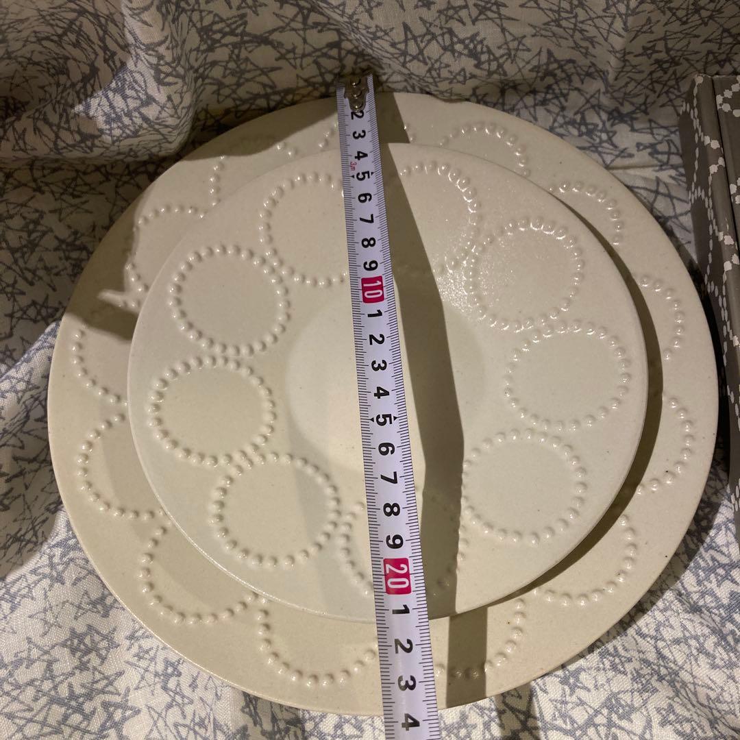 mina perhonen タンバリン　ボウル　プレートセット　ホワイト　皿