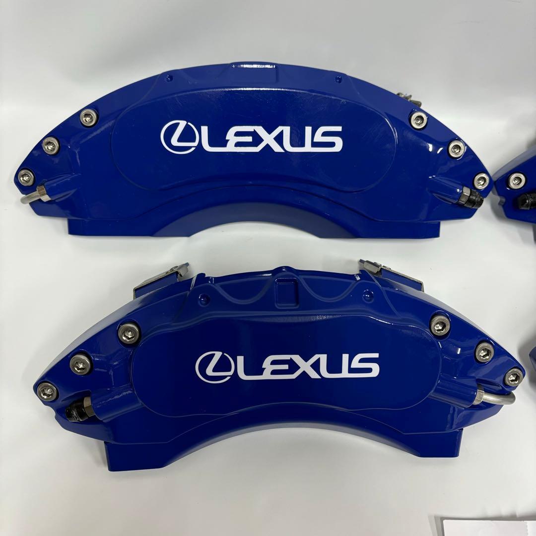 LEXUS RX30系　高耐久金属製　キャリパー　カバー　ディープブルー