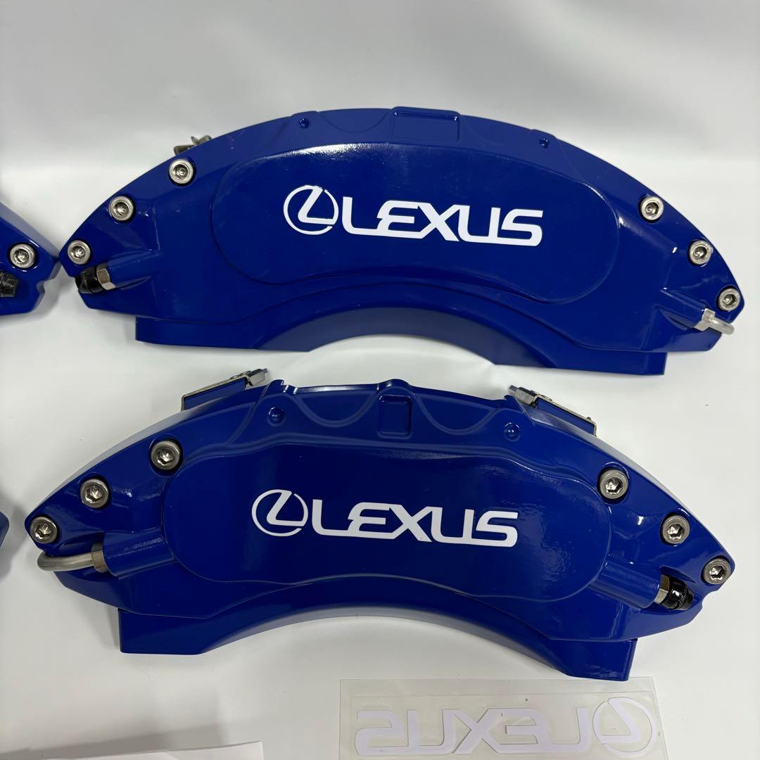 LEXUS RX30系　高耐久金属製　キャリパー　カバー　ディープブルー