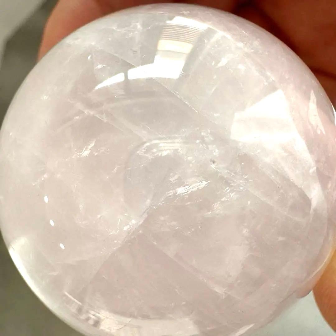 ペリウィンクル　ローズクォーツ　約47mm マダガスカル産