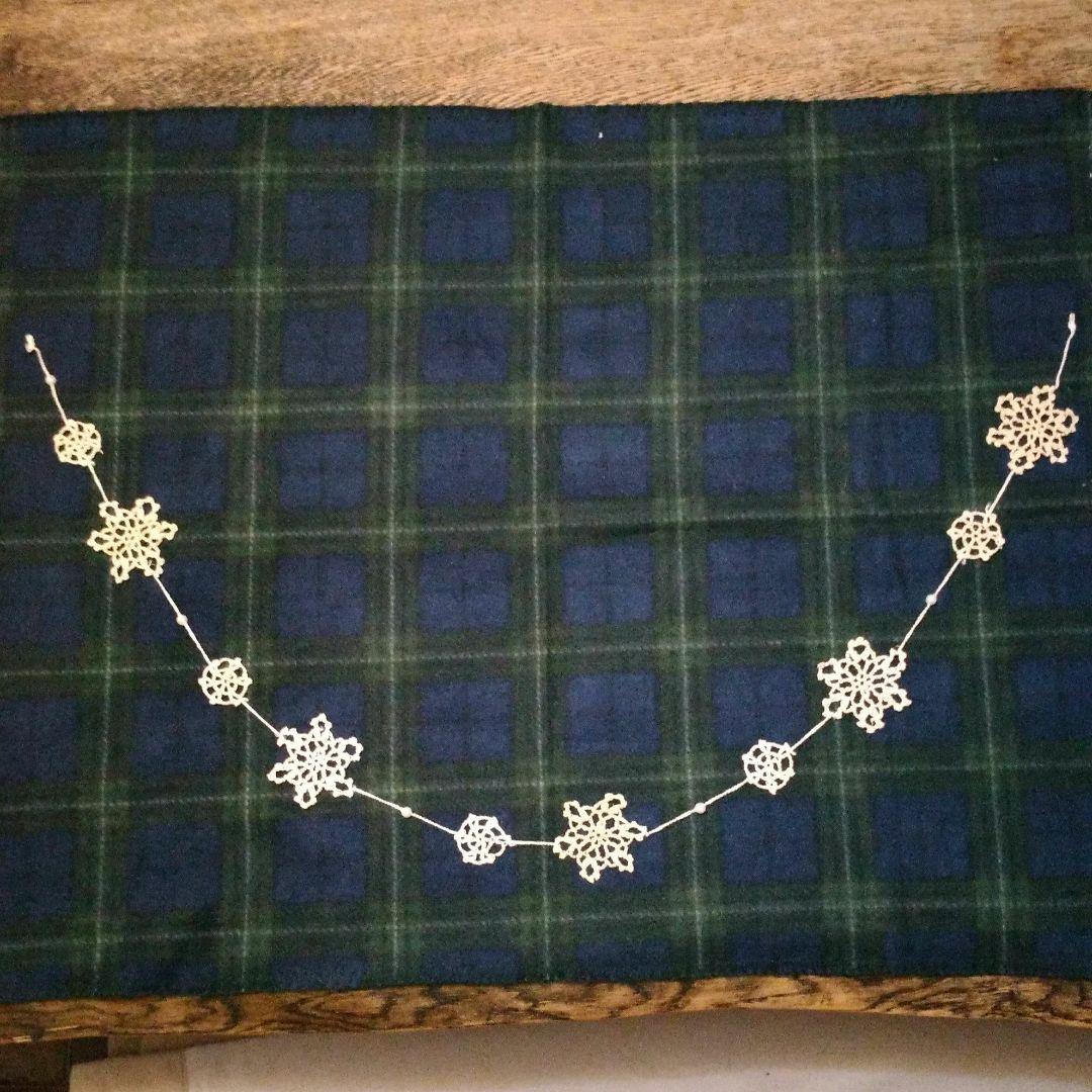 未使用☆レース編みオーナメントモビール