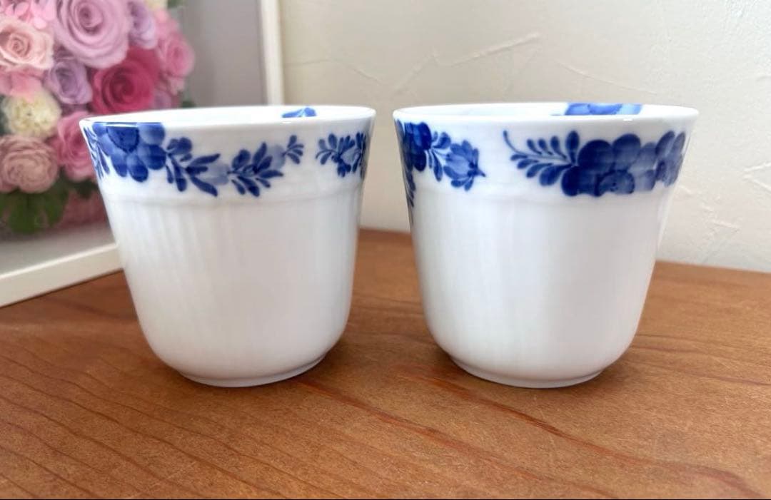 ブルーフラワー　シンフォニー　スタイルカップ　ペア