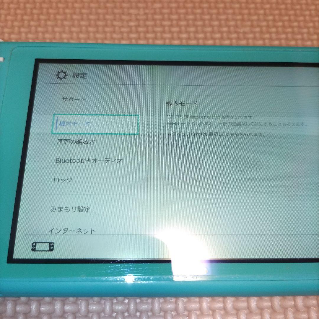 Nintendo Switch Lite ターコイズ 液晶画面要確認
