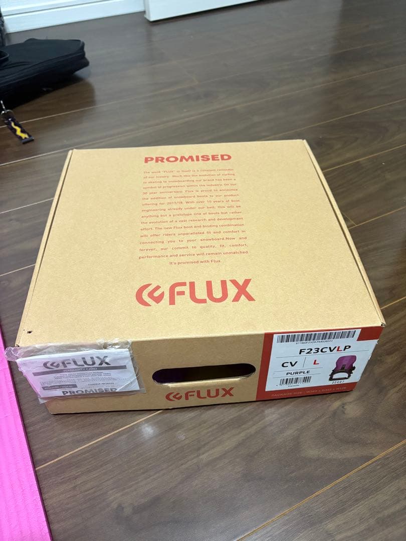 22-23 FLUX CVパープル Lサイズ ビンディング