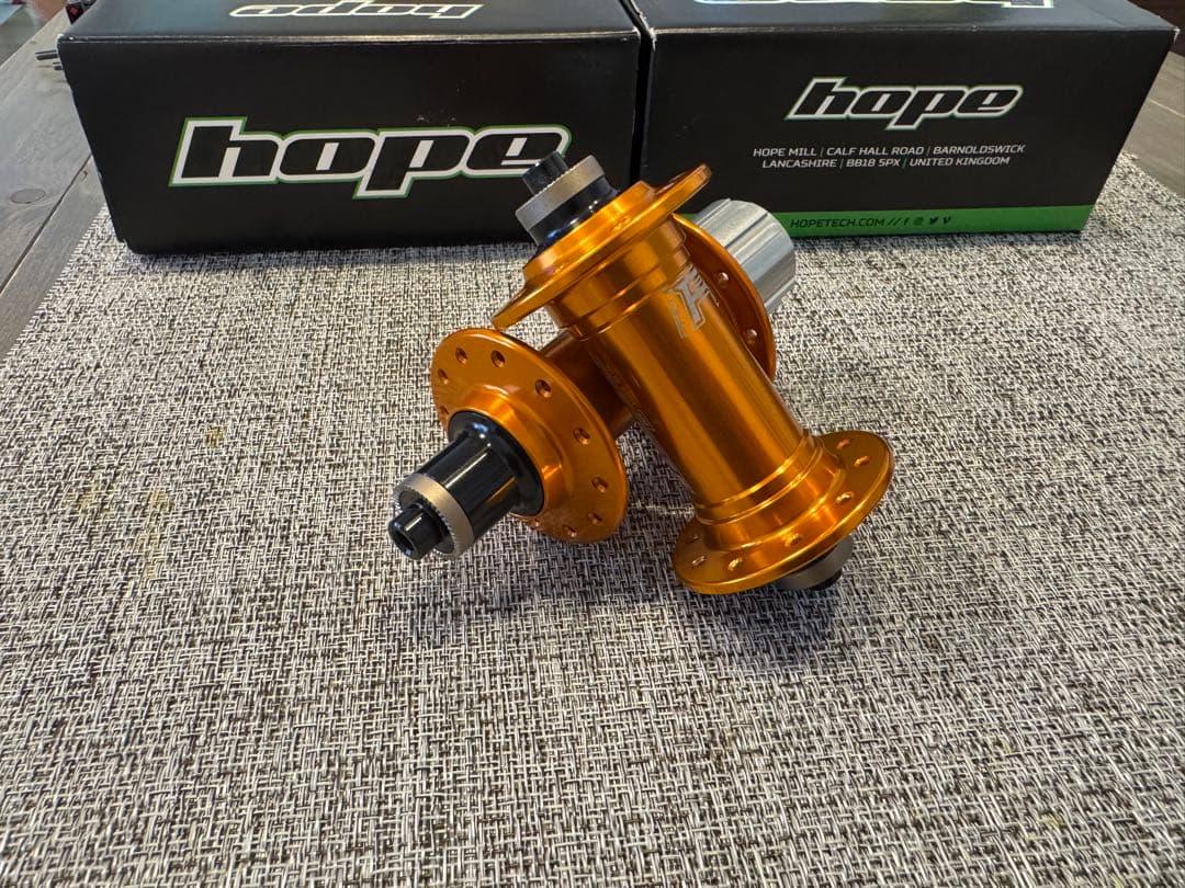 HOPE RS4 前後セット　オレンジ　130mm 新品