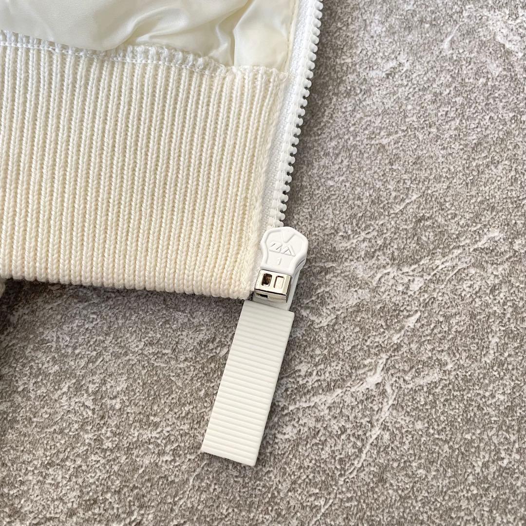 未使用級★カナダグース　ハイブリッジ　キルテッド　ニットフーディー　ダウン　S