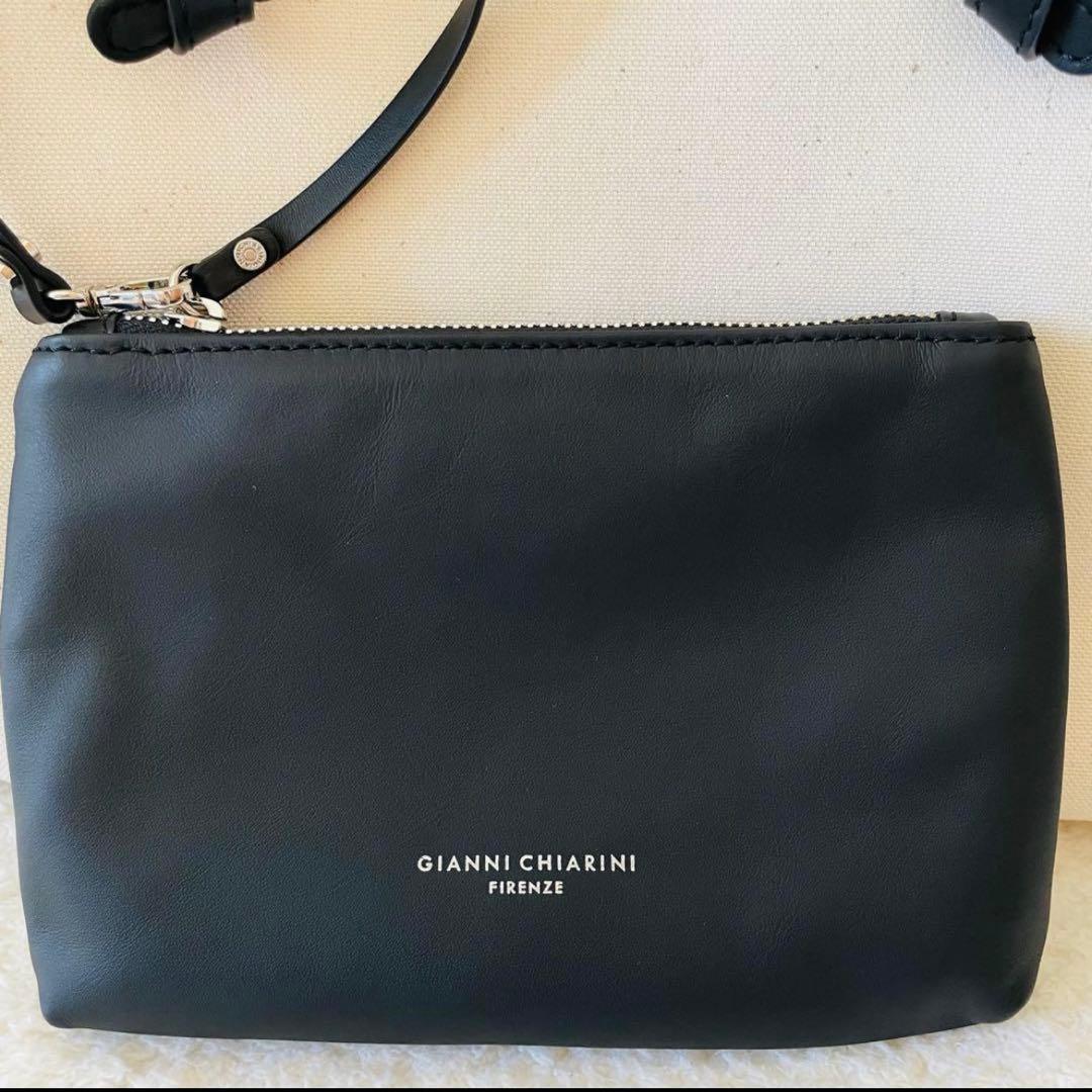 【美品】GIANNI CHIARINI トートバッグ 肩掛け マルチェッラ S
