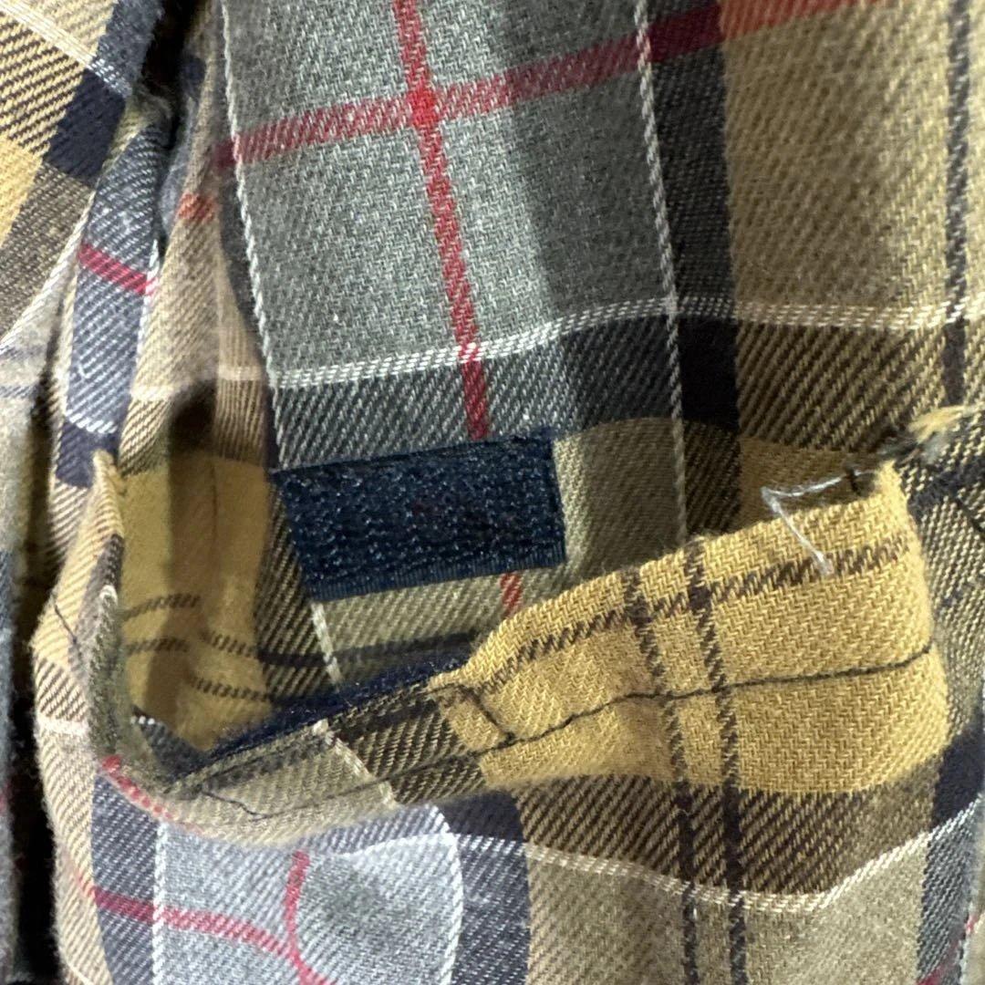 Barbour BURGHLEYネイビー ナイロントレンチコート