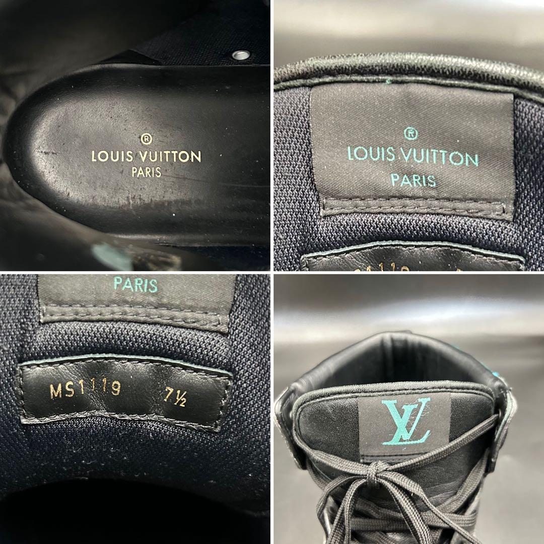 ルイヴィトン リヴォリライン スニーカー モノグラム メンズ レザー 白