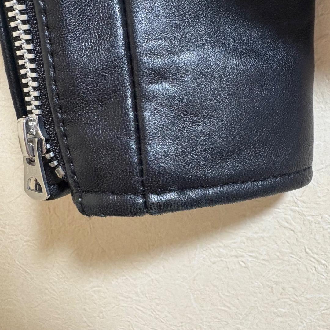 schott IENA ラムレザー ライダースジャケット 羊革 ブラック XS