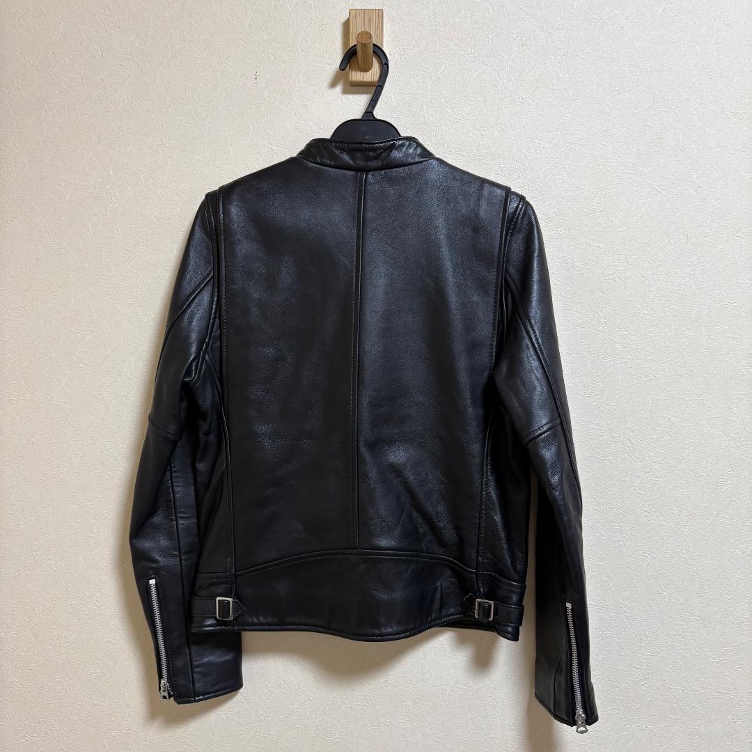schott IENA ラムレザー ライダースジャケット 羊革 ブラック XS