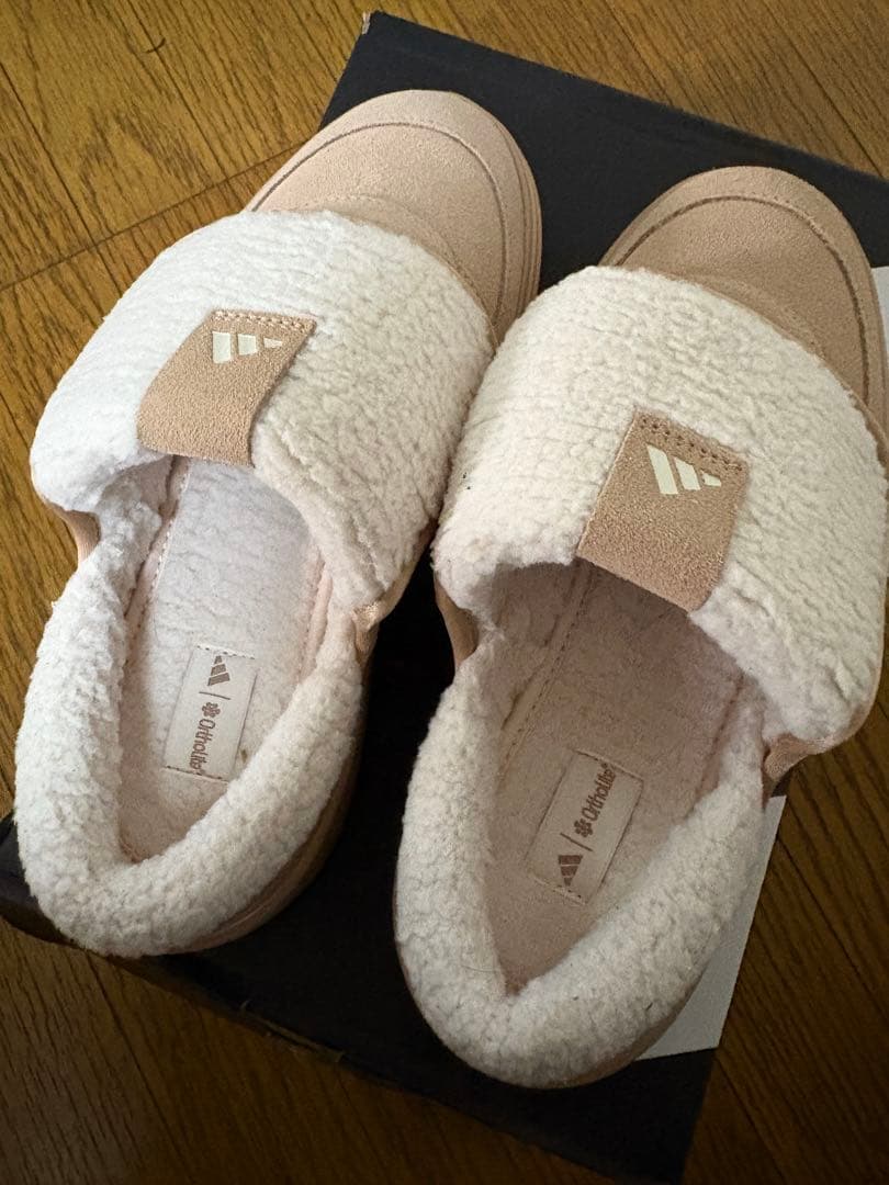 日本未発売 adidas Grand Court Mule ボア 24cm