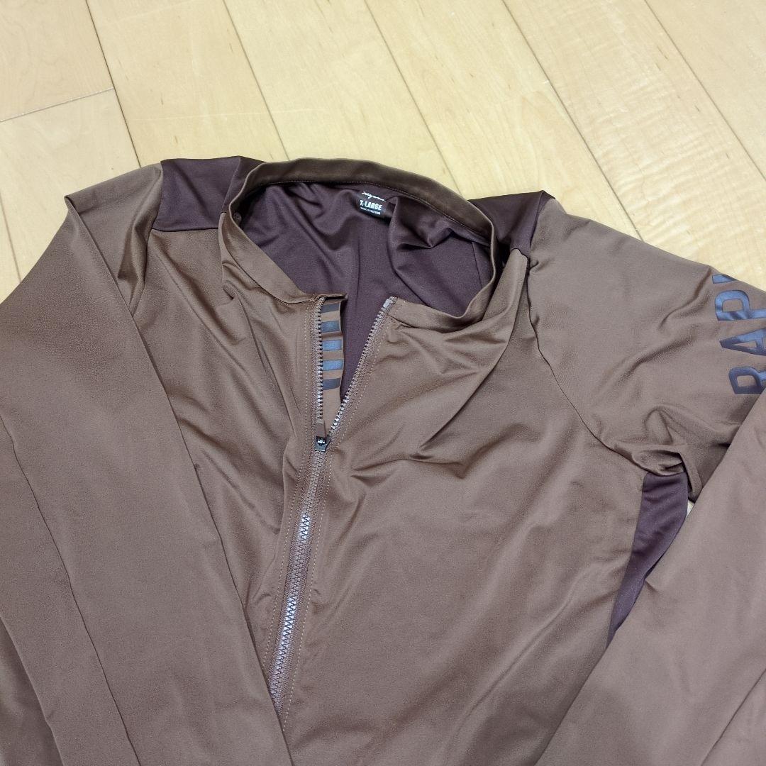 ラファ プロチーム ロングスリーブ ライトウェイトジャージ XL ブラウン