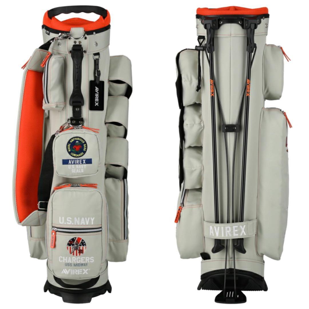 【新品】アビレックス ゴルフ AVG5S-AC27 キャディバッグ モス