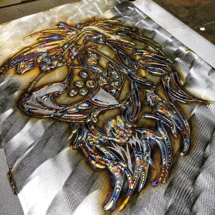 TIG溶接 ライオン 置物 アート