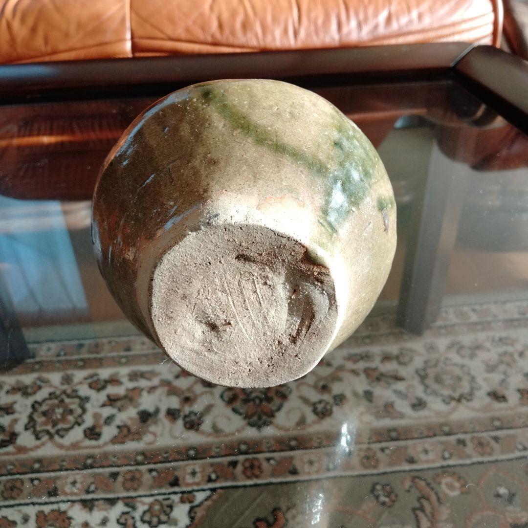 中国骨董旧家蔵陶磁器名品【中国清の時代耀州窯(ようしゅうよう)青磁 】