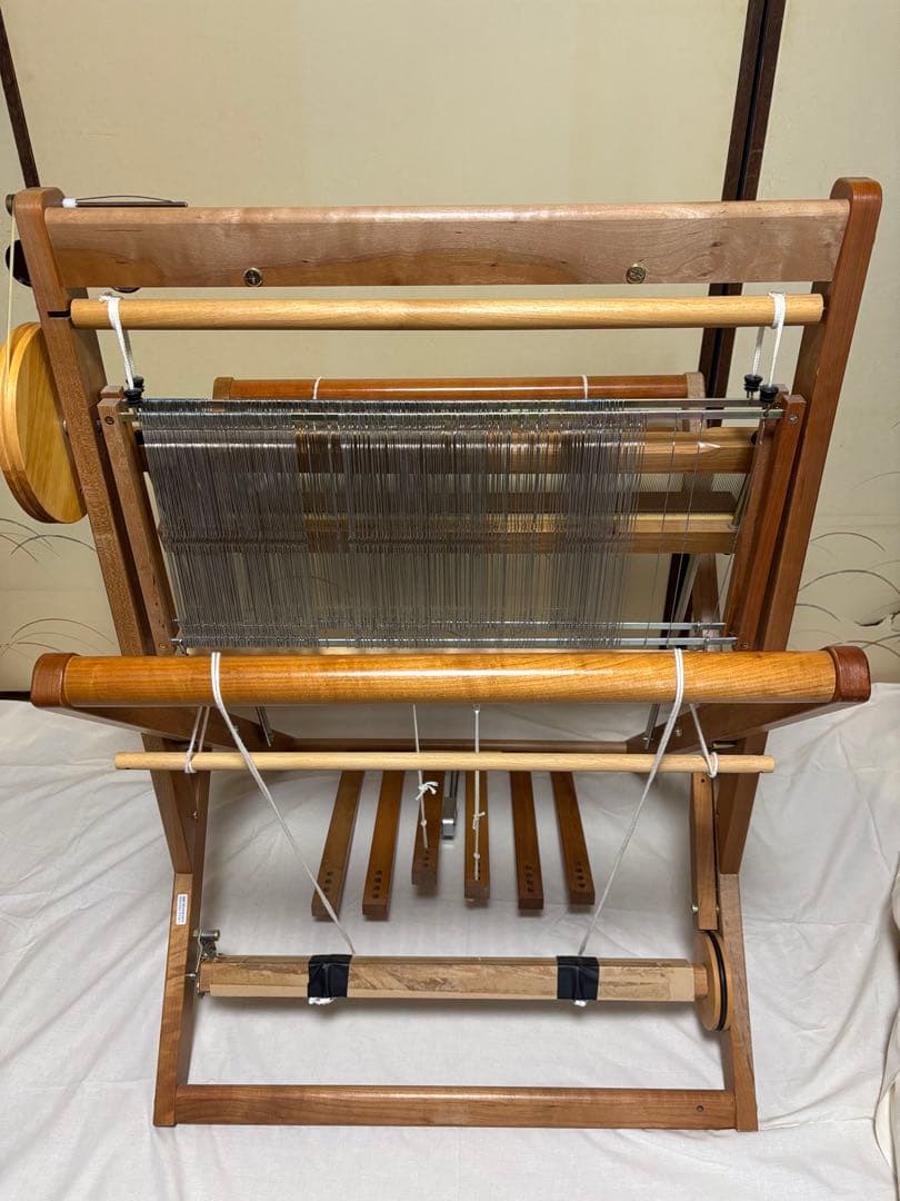 SAORI WX60 織り機 木製折りたたみ式 スプリング式4枚綜絖