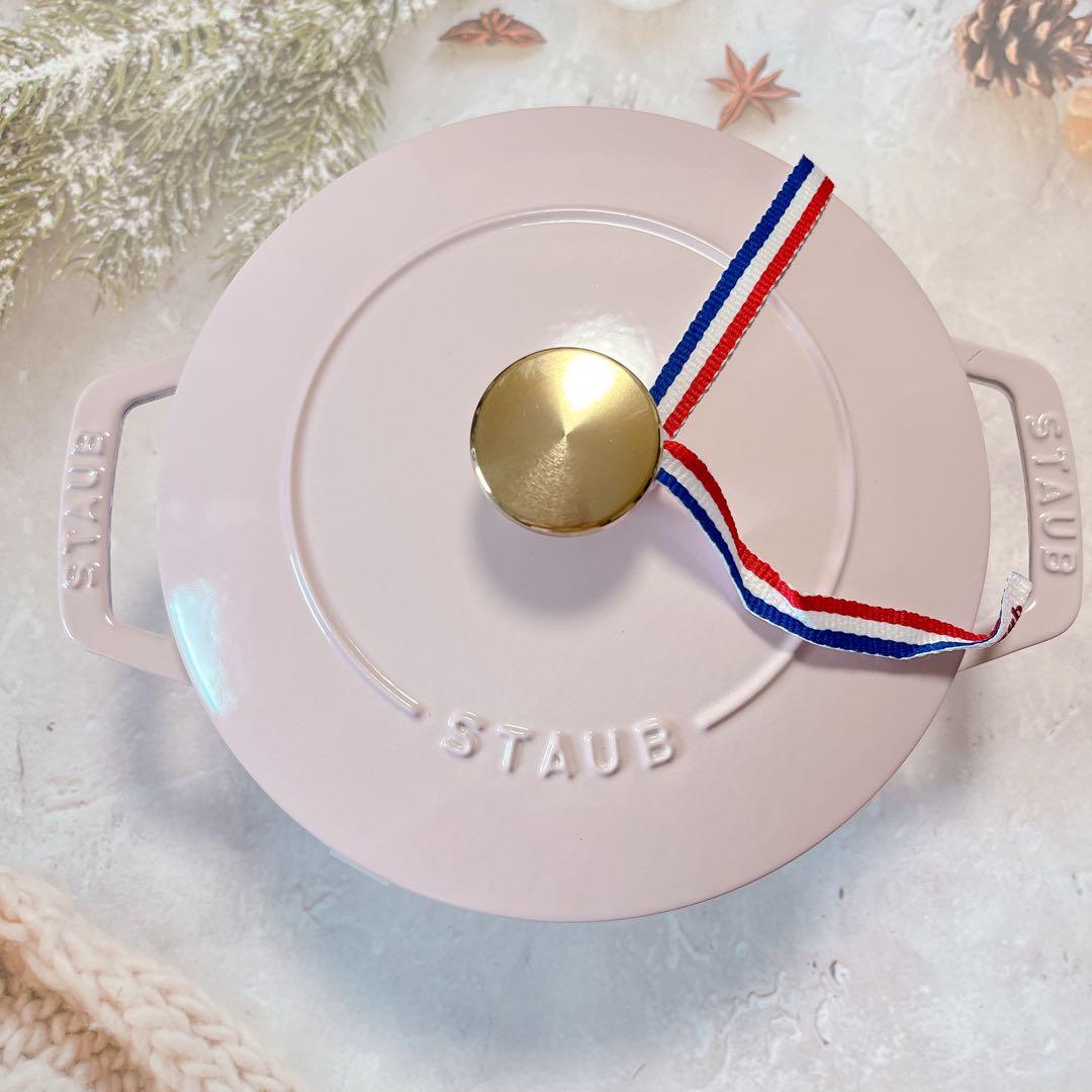 ♡ストウブ Wa-NABE 18cm フレンチローズ　ピンク　両手鍋　ワナベ