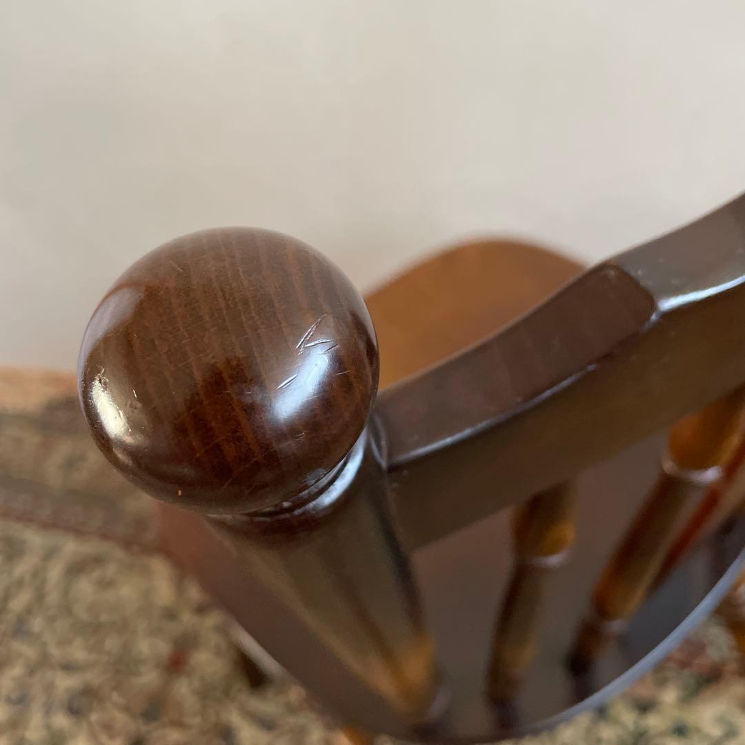 ④【美品】キツツキ 飛騨産業 ダイニングチェア　ウィンザーチェア　コムバック